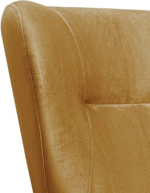 Dvojmiestna pohovka Next, žltá látka