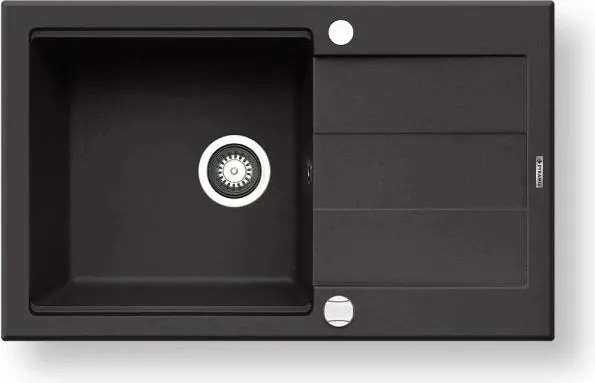 Pyramis 70167101 - Kuchynský drez SPARTA PLUS LUX 78x48 cm granit/čierna