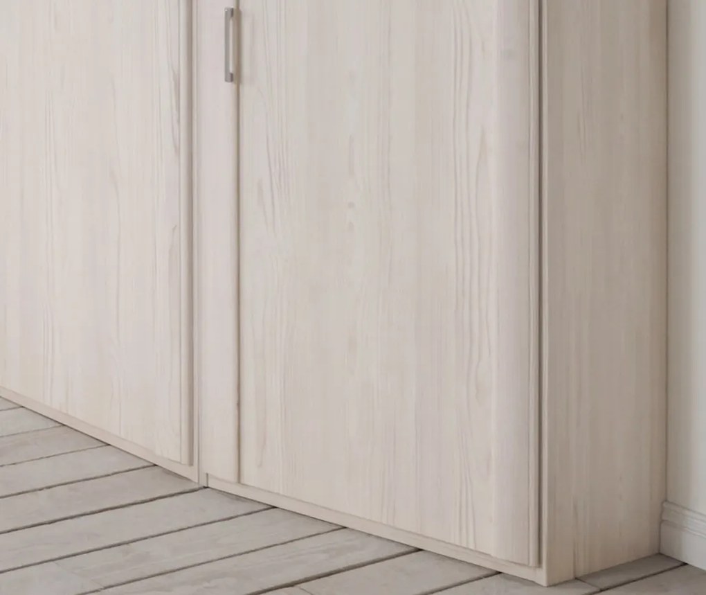 Skosená skriňa Luxor 47 cm, polárny smrekovec, pravá