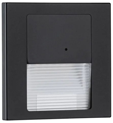 Paulmann 80004 - LED/1W Schodiskové svietidlo so senzorom TSARO 230V Lead/čierna