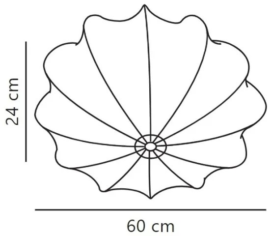 Nordlux - Stropné svietidlo AERON 3xE27/25W/230V pr. 60 cm