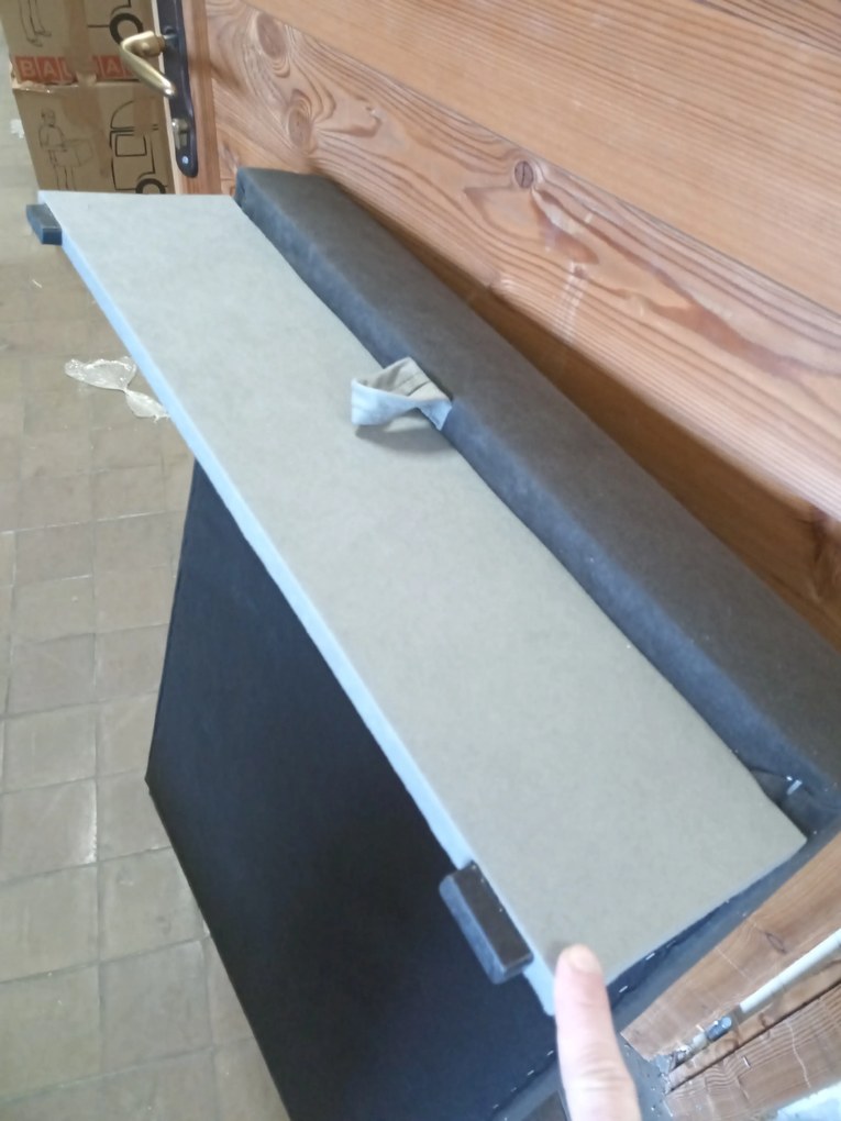 AKCIA Malá rozkladacia pohovka ROSA, tmavosivá/svetlosivá II. akosť