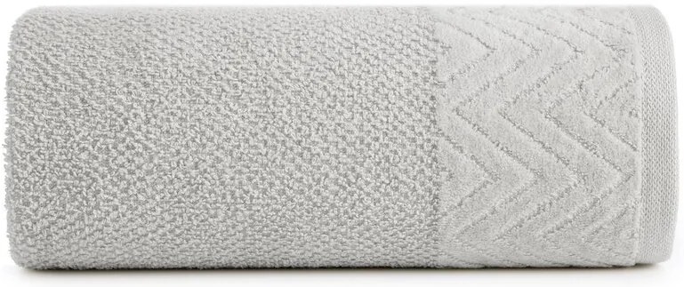 Dekorstudio Uterák LOREN so zamatovým okrajom - strieborný Rozmer uteráku: 30x50cm