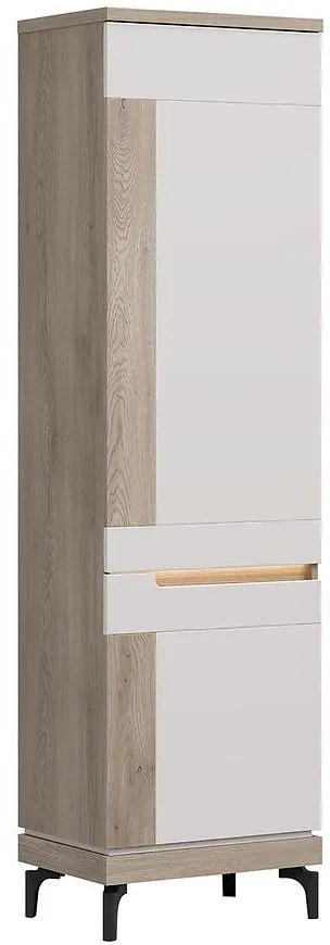 Skriňa L Aston An09 Dub/Kašmír