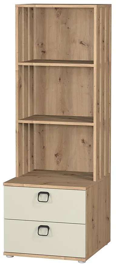 Regál 2s Camari Dub Artisan/Kašmír