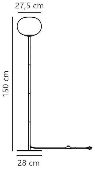 Nordlux - Stojacia lampa ALTON 1xE27/25W/230V zlatá