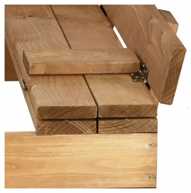 SPRINGOS Detské pieskovisko s krytom 98x98 cm SPRINGOS + podložka