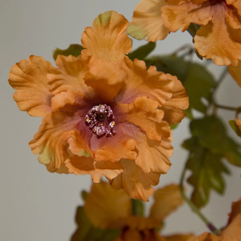 Dekoratívna kvetina 39 cm, s kvetmi 20 cm, kvet 7 cm, oranžová