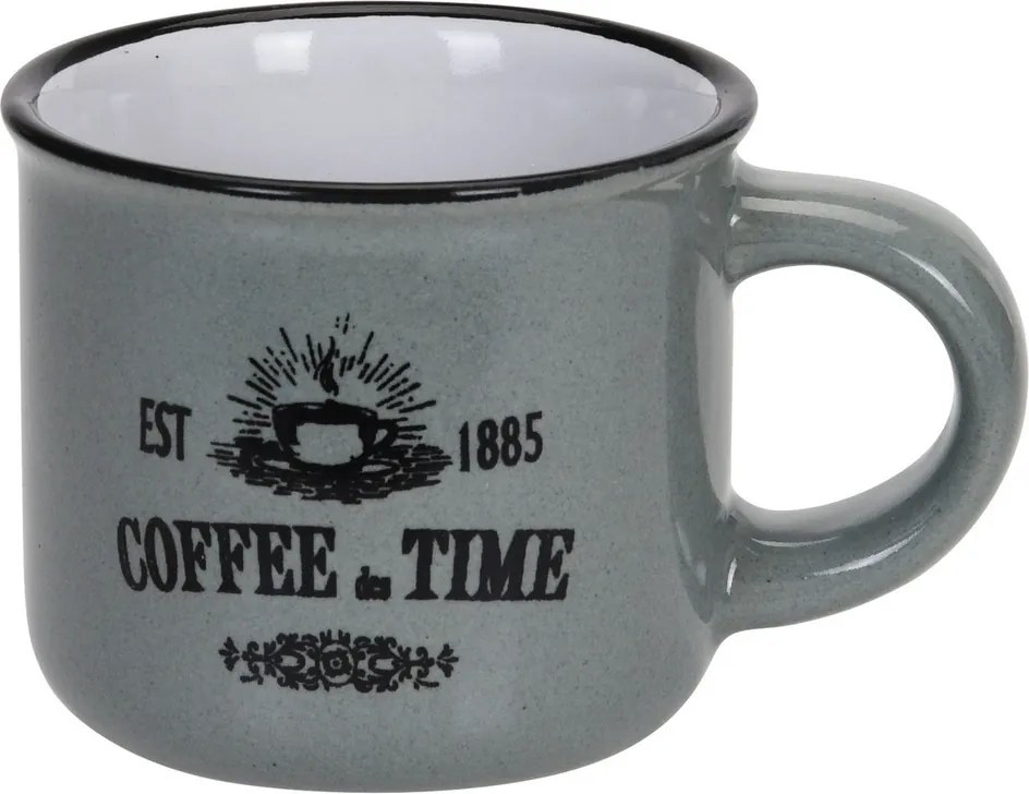 Sada kameninových hrnčekov Coffee 100 ml, 3 ks