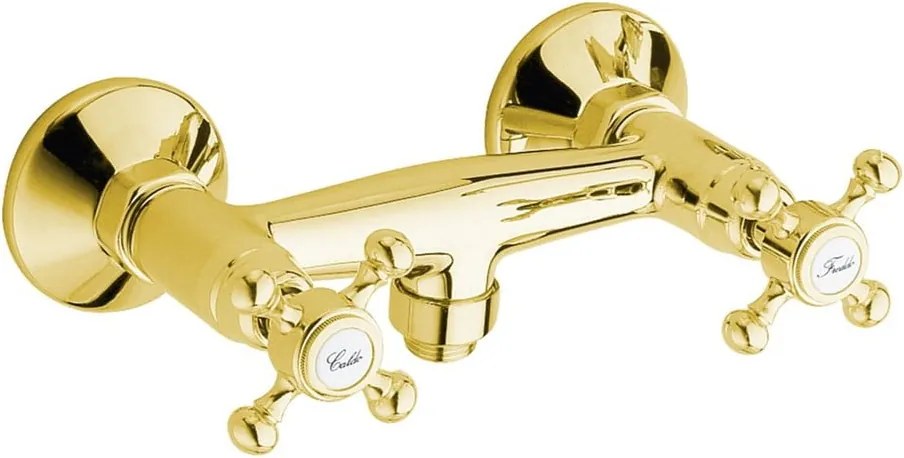 Nástenná sprchová batéria v zlatej farbe (1 výstup) Antea – Sapho