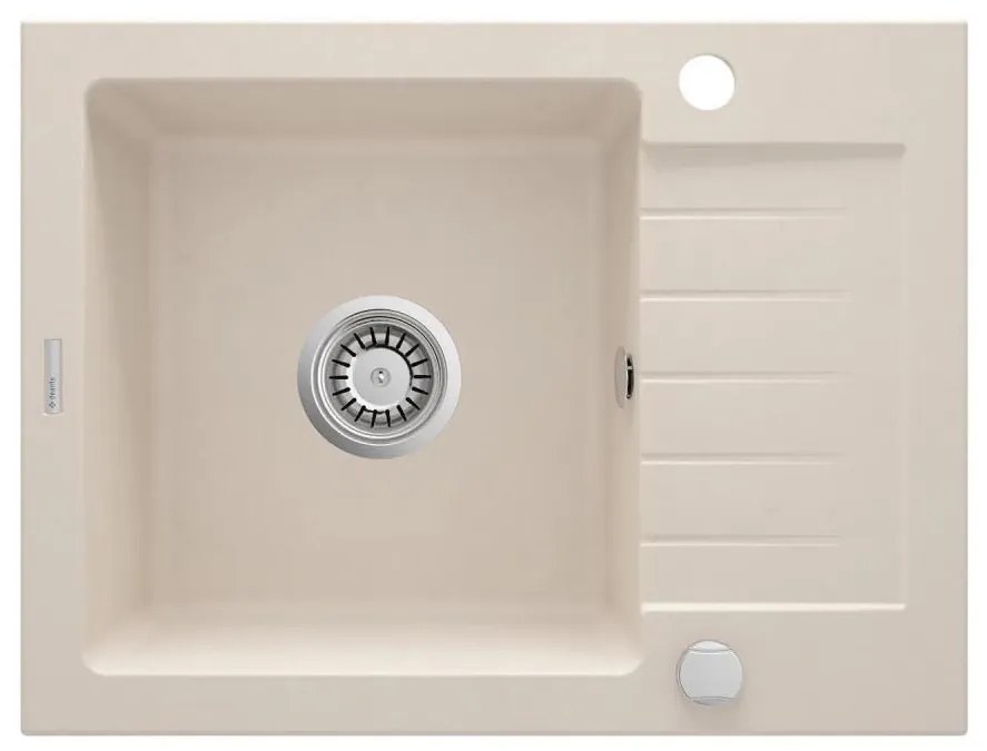 Deante ZQZ_511A - Kuchynský drez ZORBA 58x44 cm granit/béžová