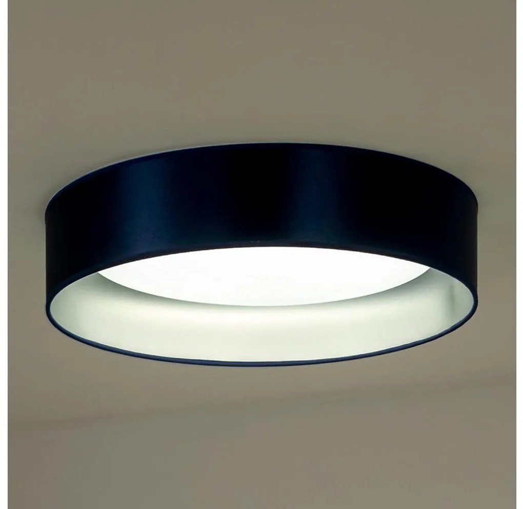 Duolla - LED Stropné svietidlo ROLLER LED/24W/230V pr. 45 cm modrá/strieborná
