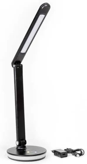 Stolná lampa Platinet 12 W, RGB osvetlenie + USB, čierna
