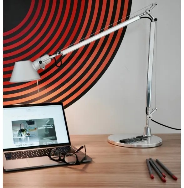 Artemide AR A005910+AR A008600 KOMPLET - Stolná lampa TOLOMEO 1xE27/70W/230V