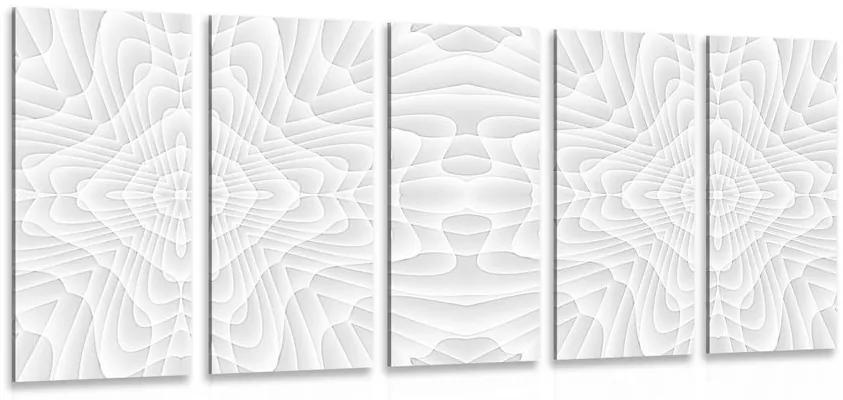 5-dielny obraz s kaleidoskopovým vzorom