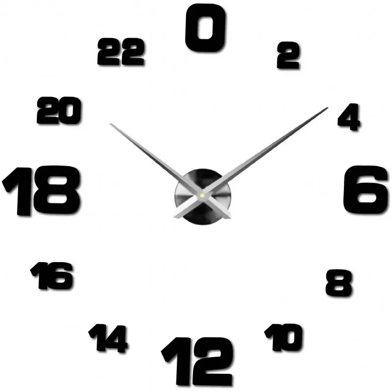 Moderné nalepovacie nástenné hodiny | 3D hodiny 12S022-Wall clock