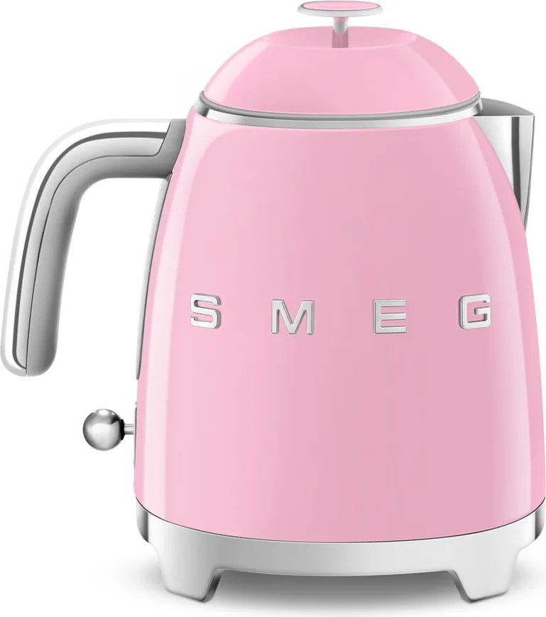 Ružová rýchlovarná kanvica z nehrdzavejúcej ocele 800 ml Retro Style – SMEG