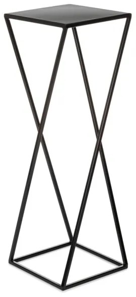 Stojan na kvety 70x24 cm čierna