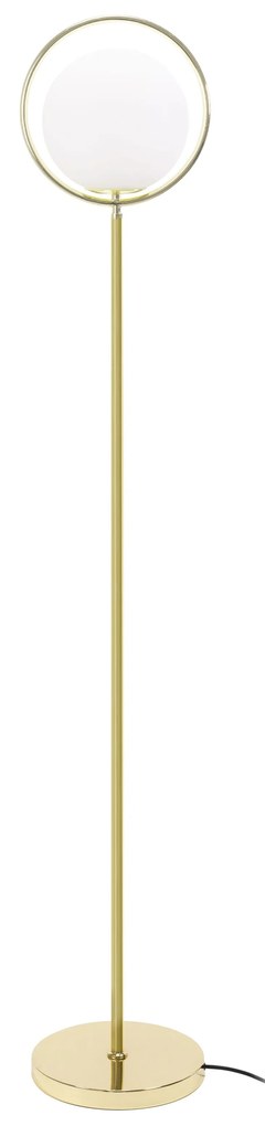 Toolight - Podlahová lampa APP927-1F, zlatá-biela, OSW-07009