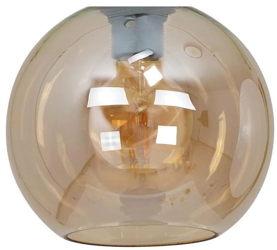 Náhradné sklo univerzálne SOFIA E27, priemer 20 cm, dymovo-béžové