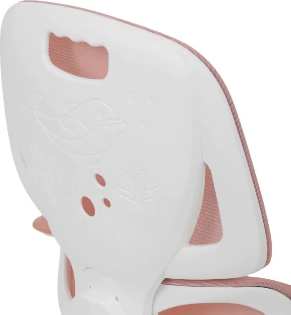 Detská otočná stolička ružová KA-K1063 PINK