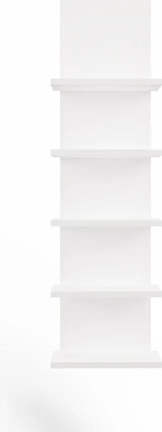 Nástěnný regál R5P 100 cm bílý