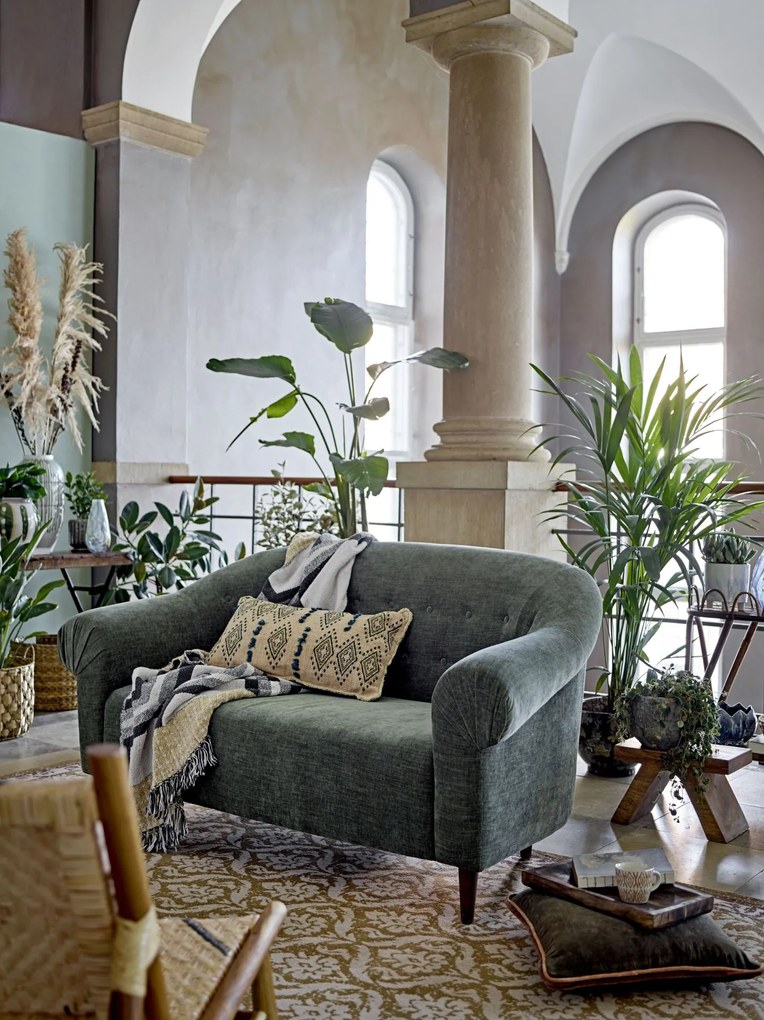 Bloomingville Prehoz z recyklovanej bavlny Annli Grey 160 × 130 cm