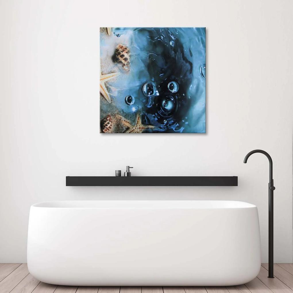 Gario Obraz na plátne Mušle v modrej vode Rozmery: 30 x 30 cm