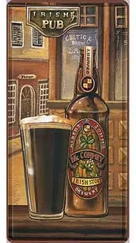 Ceduľa značka Beer Irish Pub