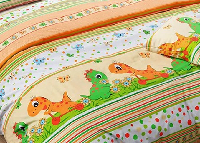 Bavlnené obliečky Homa DINO KIDS 2-dielna sada 140x200 cm