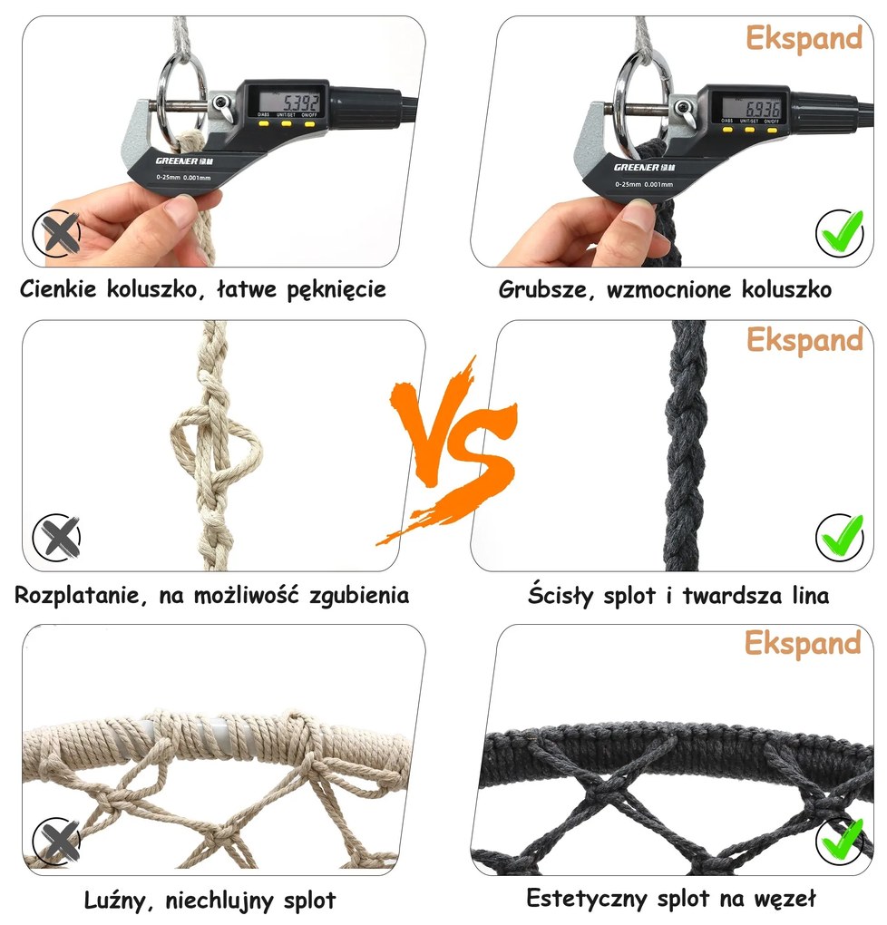Ekspand Bocianie hniezdo 70 cm s vankúšom čierne