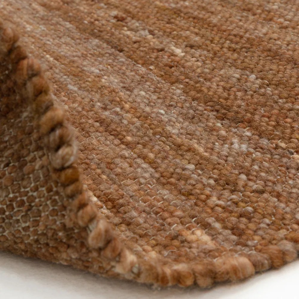 Obojstranný/ručne tkaný koberec s prímesou vlny v terakotovej farbe 200x290 cm Birkdale Rust – Asiatic Carpets