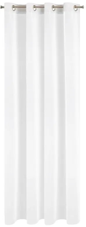 Biela záclona ALEXA 135x250 cm