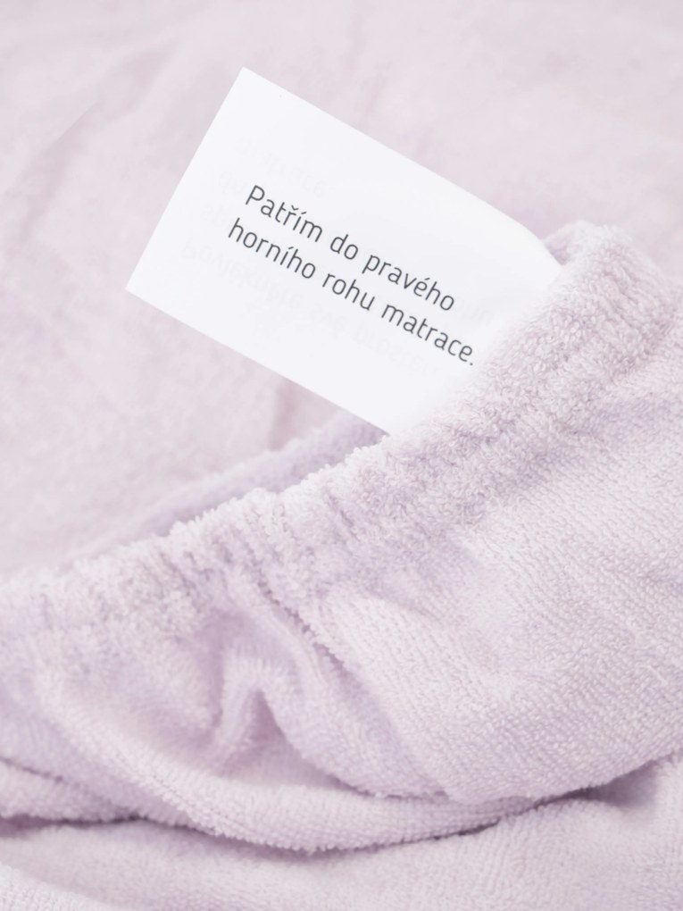 Froté plachta 180 × 200 cm - lila
