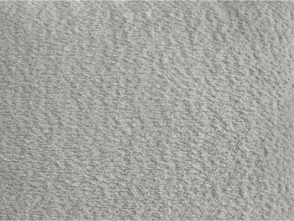 Svetlosivá rohová pohovka z textílie buklé (pravý roh/s leňoškou) Azra – Bobochic Paris