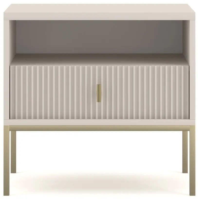 Nočný stolík Maggiore 53,9 cm kašmír/zlatý