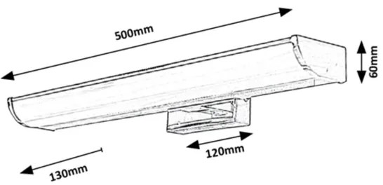 Rabalux - LED Kúpeľňové osvetlenie zrkadla LED/7,5W/230V IP44