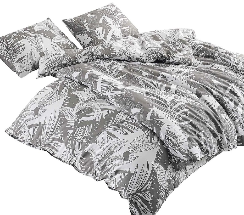 BAVLNENÉ POSTEĽNÉ OBLIEČKY COTTONLOVE EXCLUSIVE GLORIS 160X200 CM, 2 KS 70X80 CM VZOROVANÉ