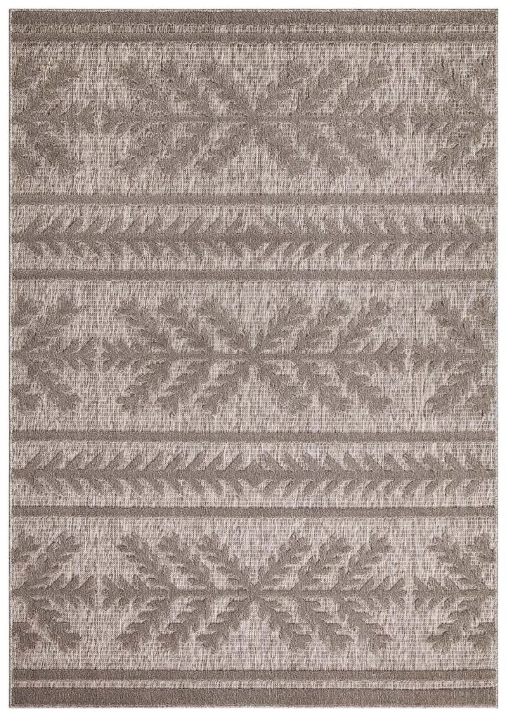 Dekorstudio Terasový koberec SANTORINI - 411 hnedý Rozmer koberca: 200x200cm