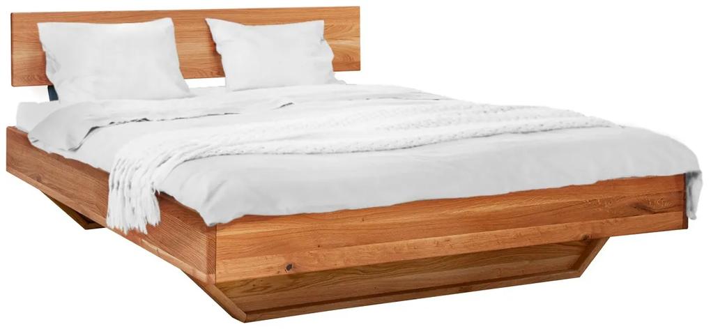 drevko Dubová manželská posteľ Tore I Rozmer postele: 180 x 200 cm