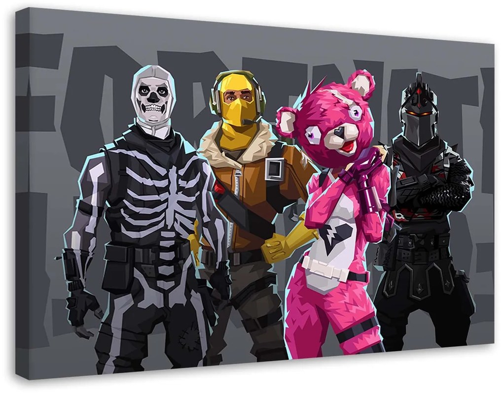 Gario Obraz na plátne Videohra Fortnite - Nikita Abakumov Rozmery: 100 x 70 cm