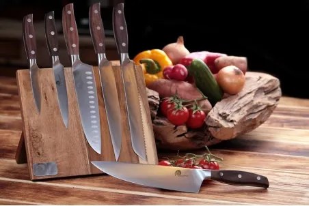 nůž Santoku 7" (178mm) Dellinger CLASSIC Sandal Wood