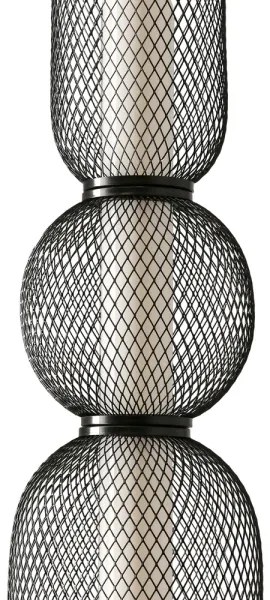 LED luster na lanku PUMA LED/15W/230V pr. 14 cm čierna