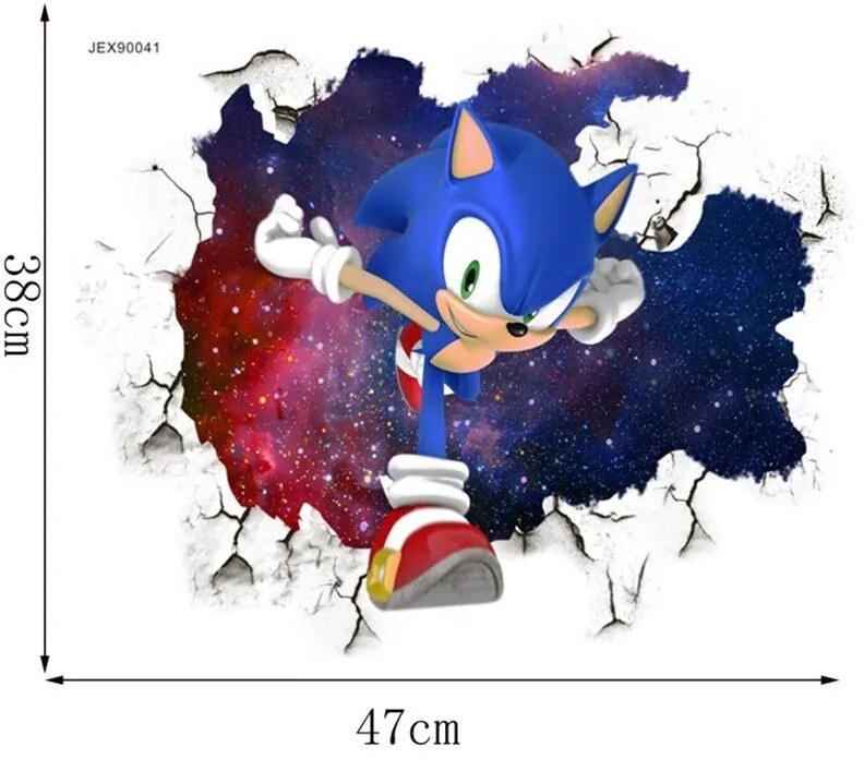 Samolepka na zeď Ježek Sonic