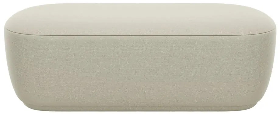 Béžová lavica z textílie bouclé KUON – Blomus