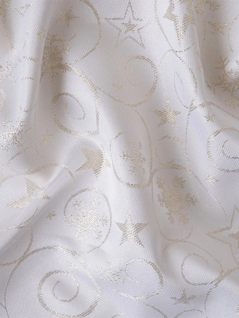 Lurexová Vianočná obliečka na vankúš Sviatočné kúzlo - 40 × 40 cm