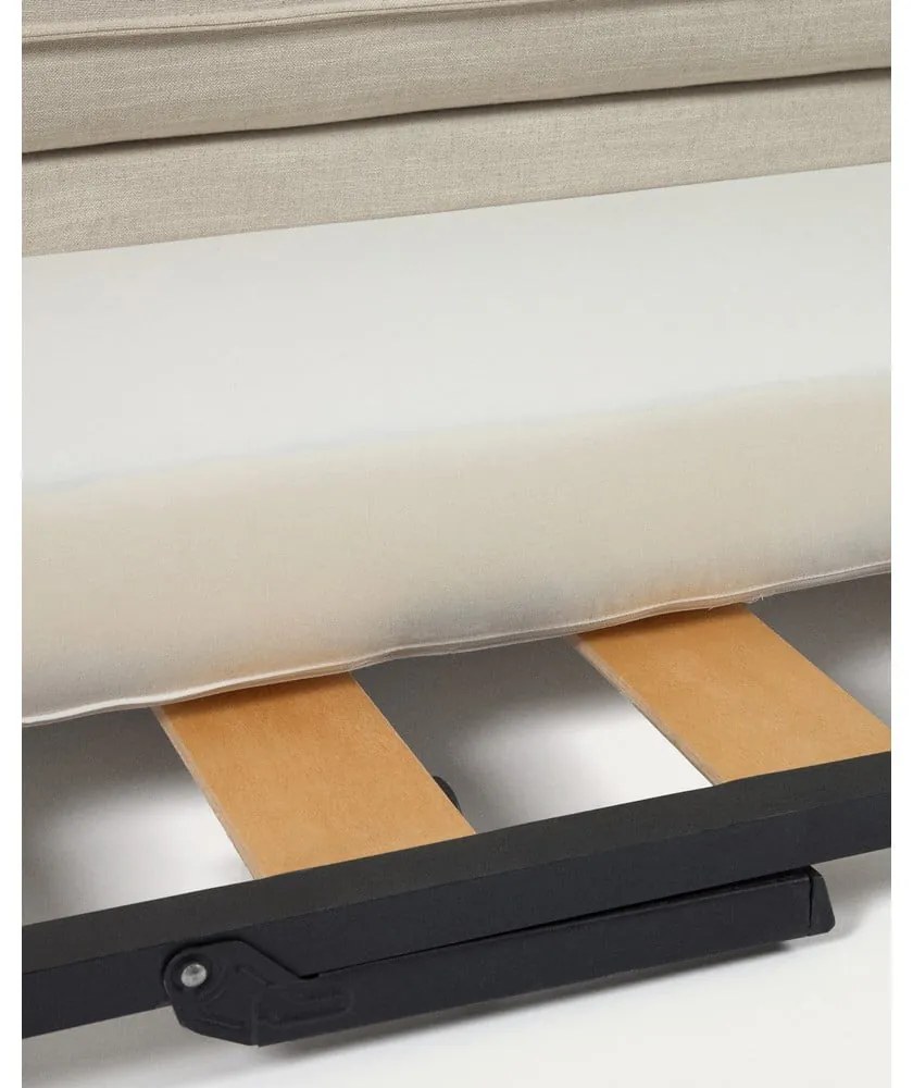 Rozkladacia pohovka sivobéžová 210 cm Tanit – Kave Home