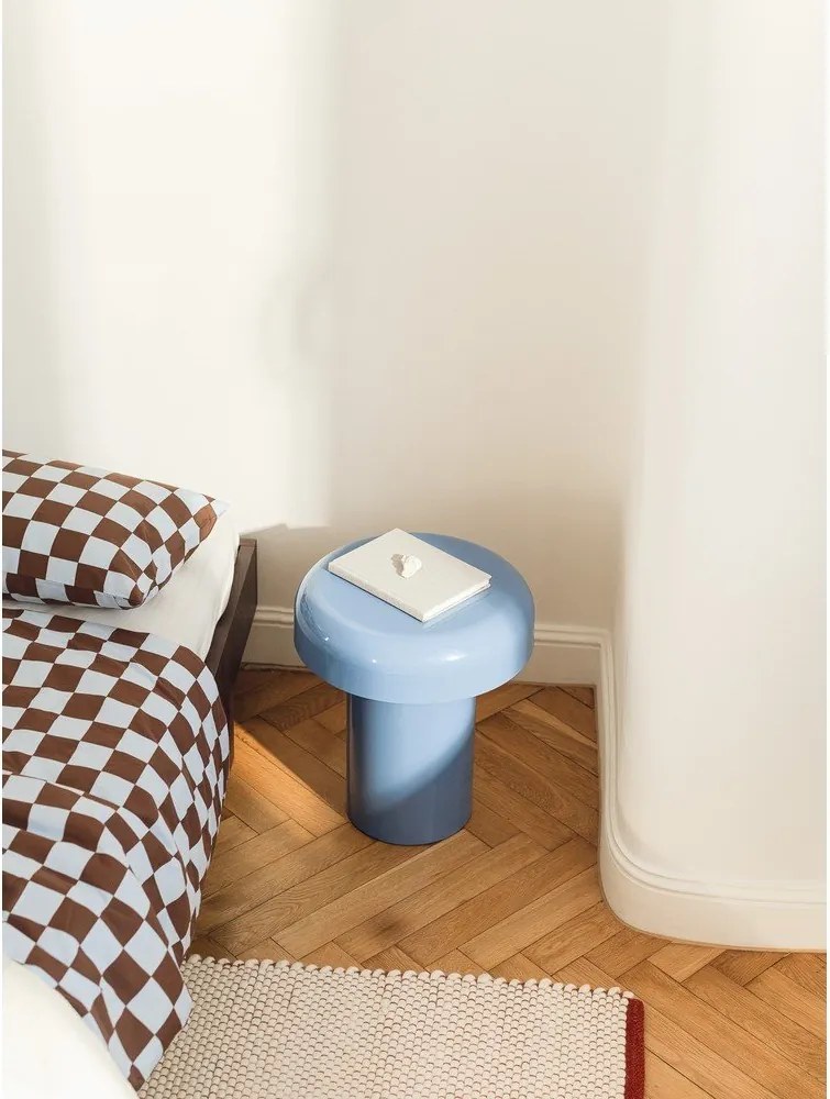 Kovový okrúhly odkladací stolík ø 40 cm Miko – noo.ma