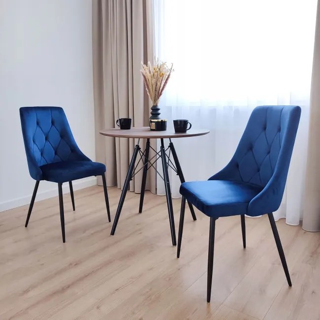 Jedálenská stolička LINCOLN zamatová, granátová