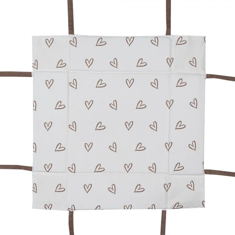 Bavlnený košík na pečivo s motívom zajačikov Bunnies in Love - 35*35*8cm